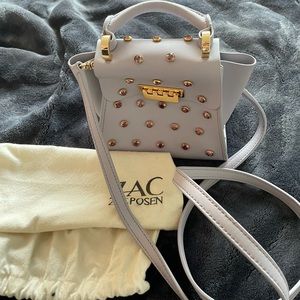 Zac posen lavender purse